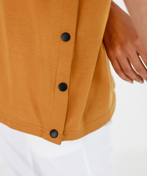 Women's Snap Button Tee